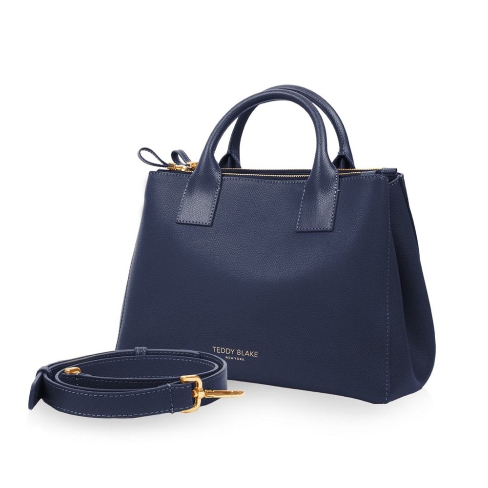 Teddy Blake Blue Leather Handbag-make an offer!